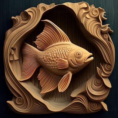 3D модель Риба (STL)